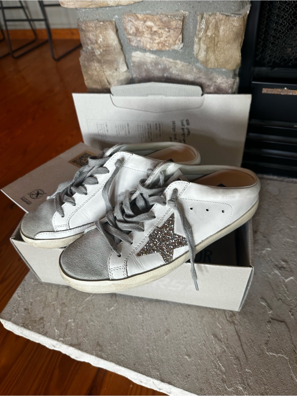 golden goose mules used
